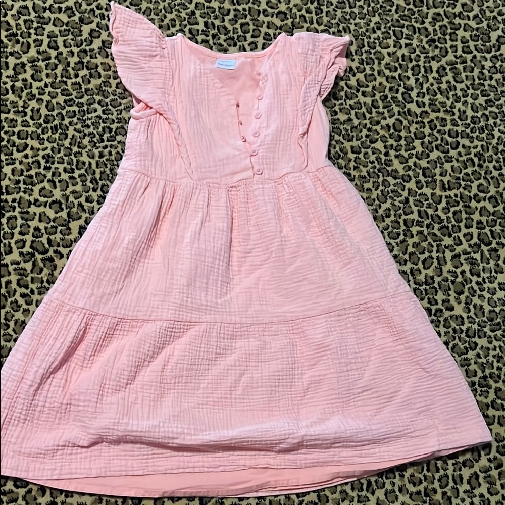 Hanna Andersson size 130cm/ US 8 Pink Kids Dress